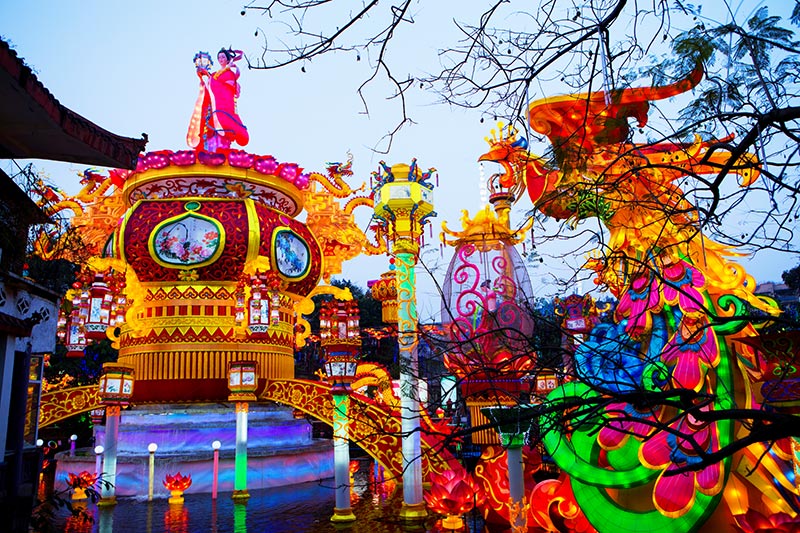 自貢燈會(huì)，自貢彩燈，