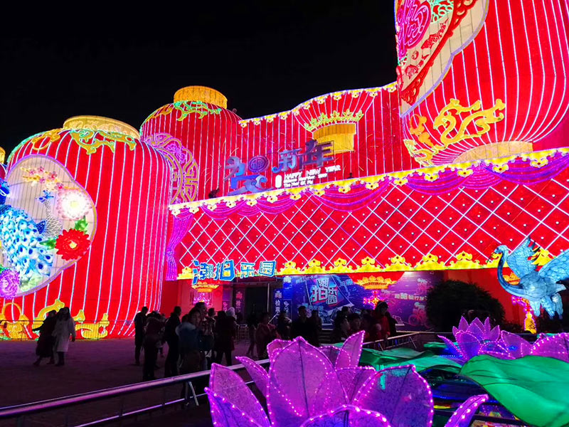 自貢彩燈 自貢花燈 盛大彩燈