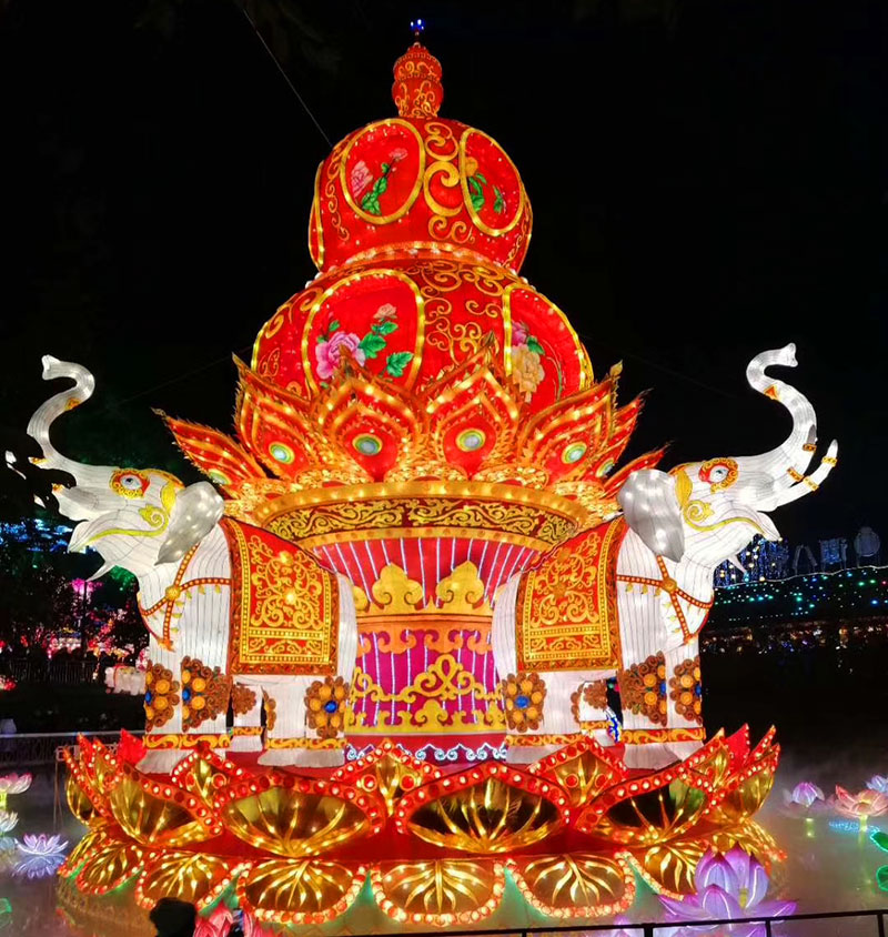 自貢彩燈 自貢花燈 彩燈制作