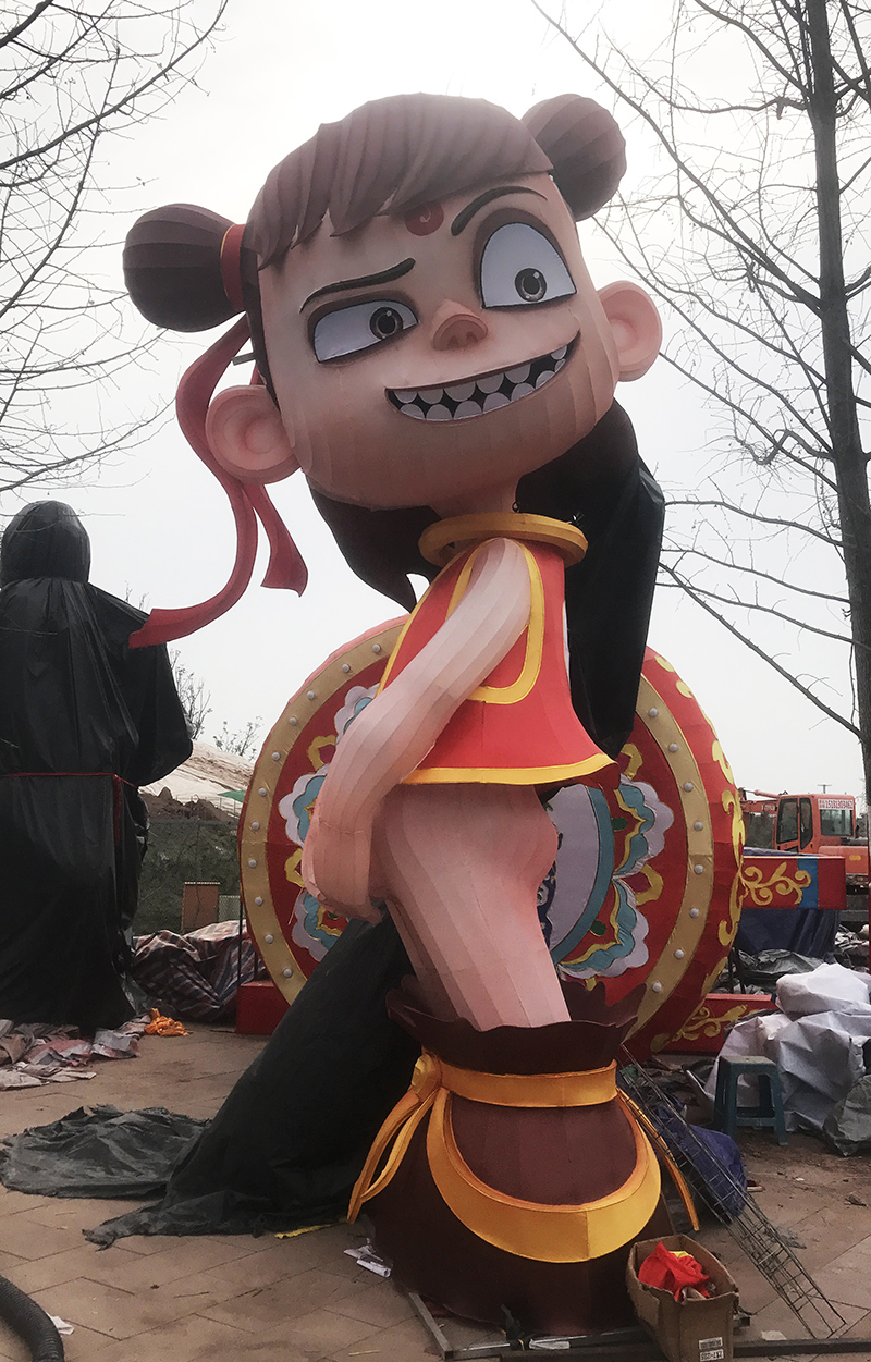 人物彩燈，自貢燈會，彩燈造型，